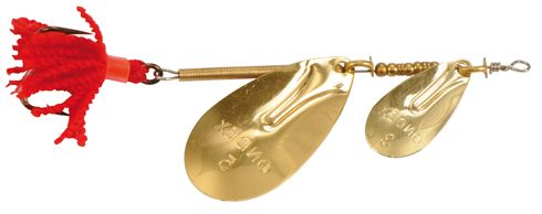 Ondex tandem spinner - 10 cm - goud