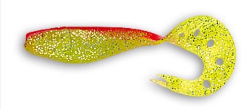 Delalande Sandra - 9 cm - chartreuse-glitter-red