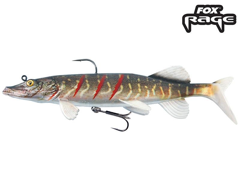 Fox Rage Realistic Replicant Pike - 15 cm - natural wounded pike
