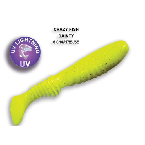 Crazy Fish Dainty - 8.5 cm - 6 - chartreuse