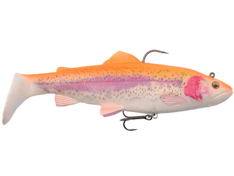 Savage Gear 4D trout rattle shad - 12.5 cm - golden albino