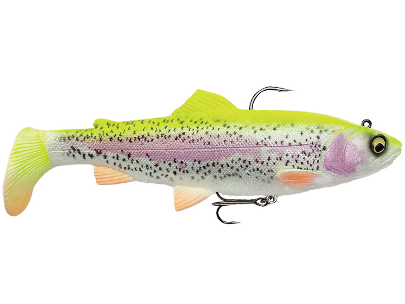 Savage Gear 4D trout rattle shad - 12.5 cm - lemon trout