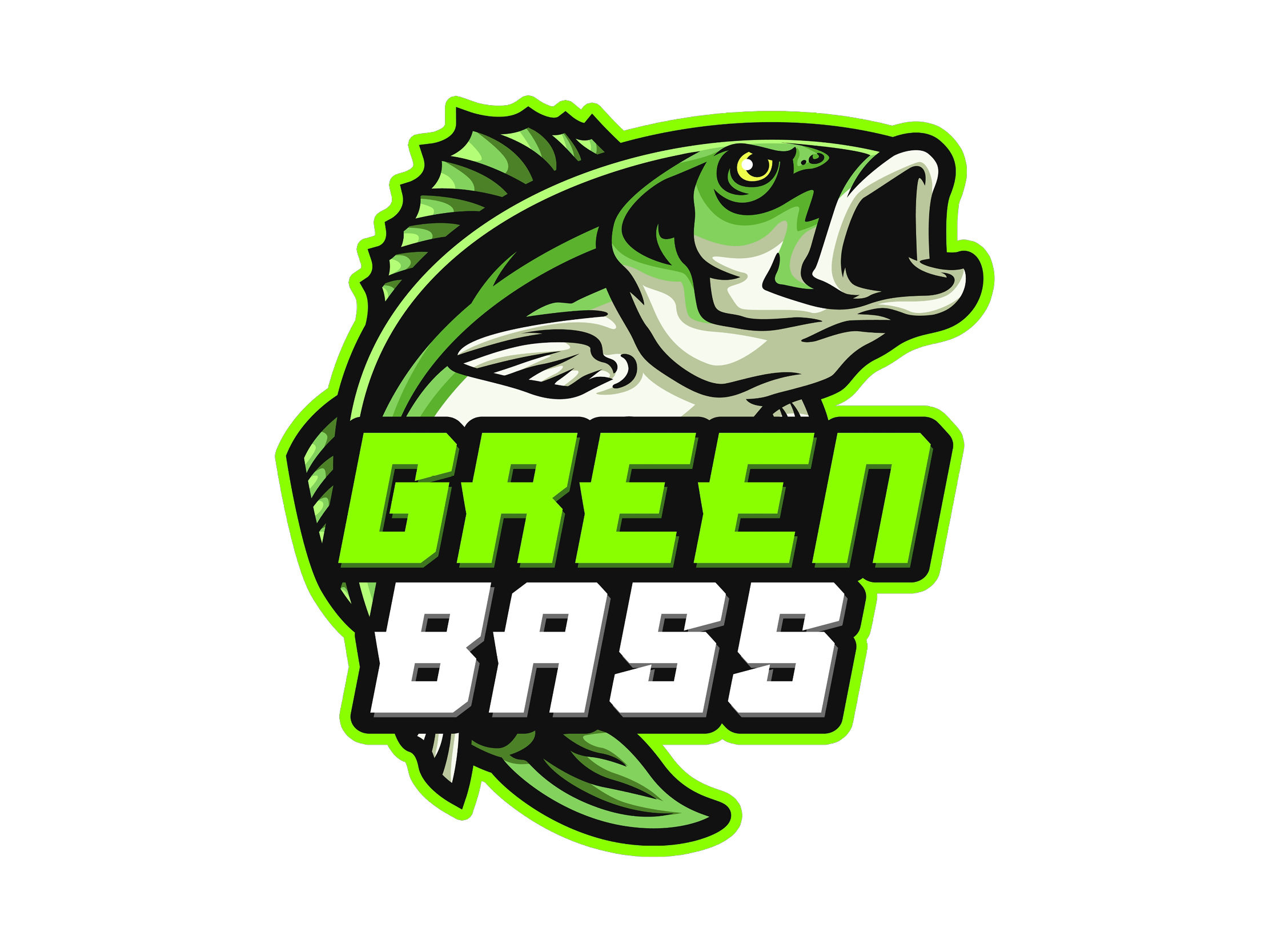 Green Bass Fishing