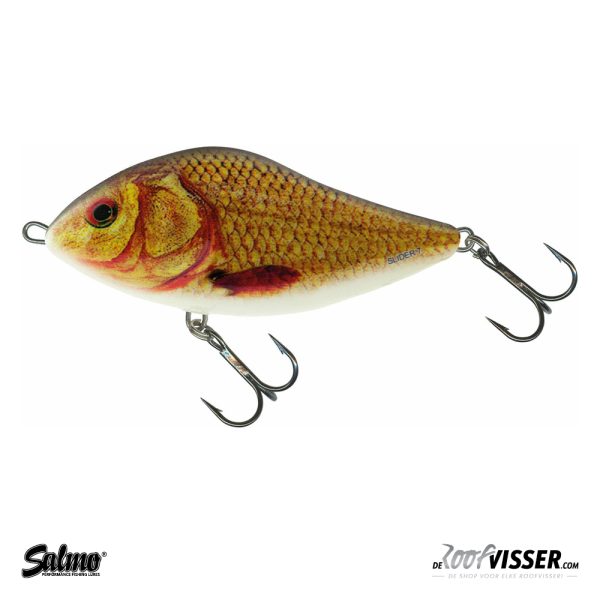 SALMO SLIDER 12cm 70g Blanc Striper SINK