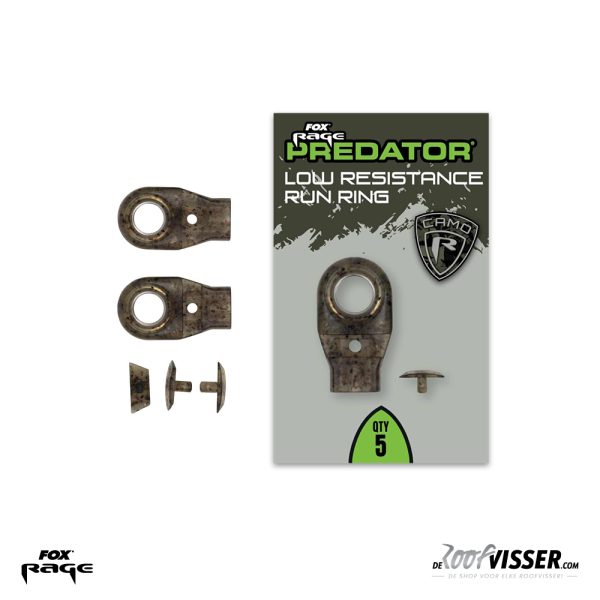 Fox Rage Predator Camo Run Rings & Bead Kit 10 pezzi